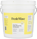 Fresh Wave Odor Removing Gel Bucket, 15.5 lb. | Lemon Scent Refill | Odor by FreshWave