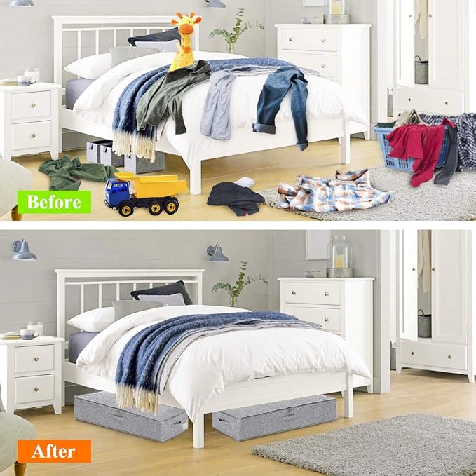 Under Bed Storage, 2 Pack Underbed Storage Container Bags - Image 9