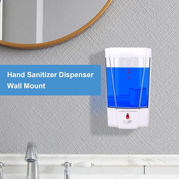 Automatic Soap Dispenser Wall Mounted: 700ml/23.7oz Commercial Hand Soap - Image 6