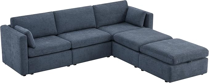 CHITA Oversized Modular Cloud Sectional Sofa Set, FSC Certified U Shaped Couch - Image 4