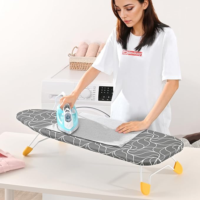 APEXCHASER Tabletop Ironing Board, Folding Legs Iron Board - Image 6
