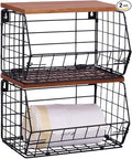 2 Pack XL Trash Bag Holder, Stackable Garbage Bag Dispenser by Galetcy