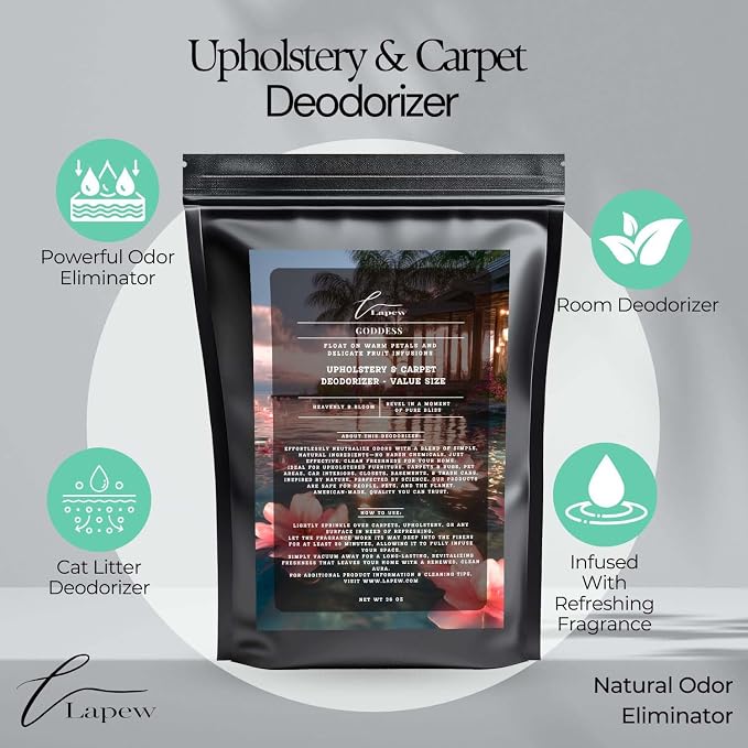 Goddess Carpet Freshener Powder Refill 36 oz | Powerful Odor Eliminator - Image 3