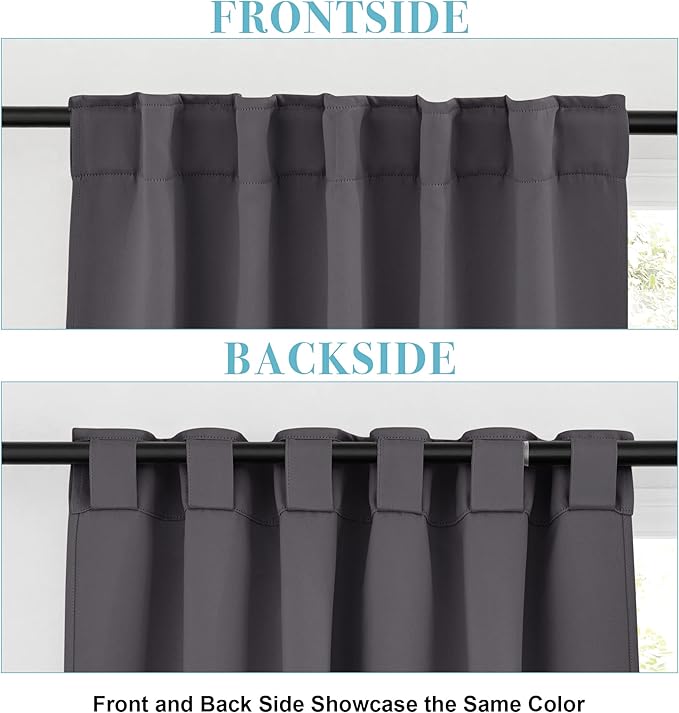 RYB HOME Small Window Curtains - Image 4
