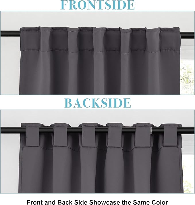 RYB HOME Bathroom Curtains Blackout - Image 3
