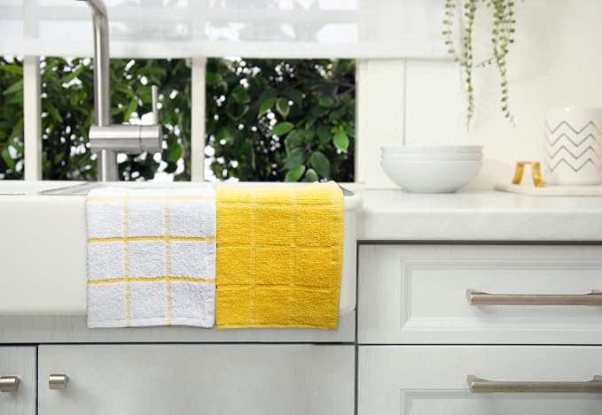 100% Cotton Terry Dish Cloth & Dish Towel, 6 Pack, Super Soft and Absorbent - Image 5