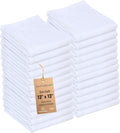 Dish Cloths Cotton| Kitchen Wash Cloth| Shop Towels Absorbent and Lint Free by WHITEWRAP