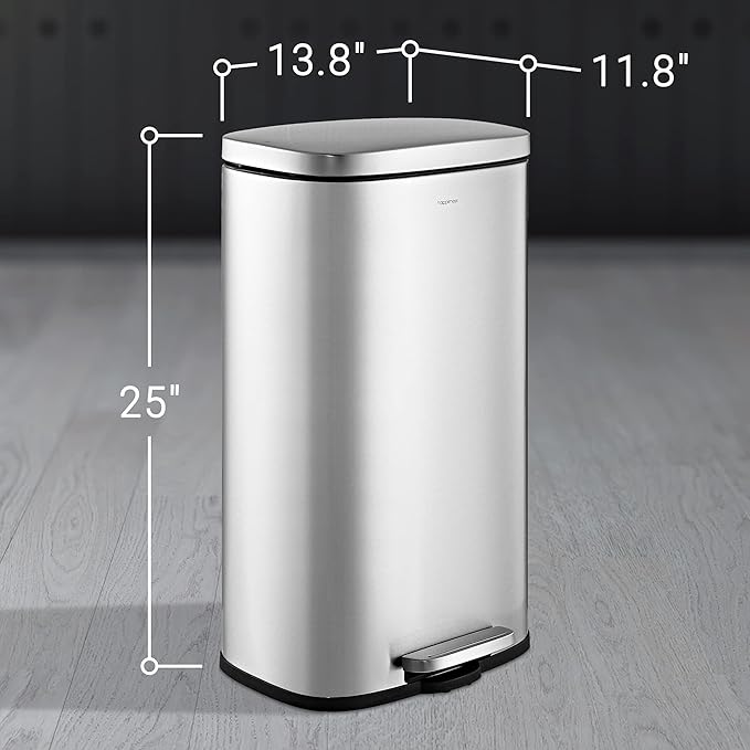 happimess HPM1011A Curtis 8-Gallon Step-Open Trash Can - Image 6