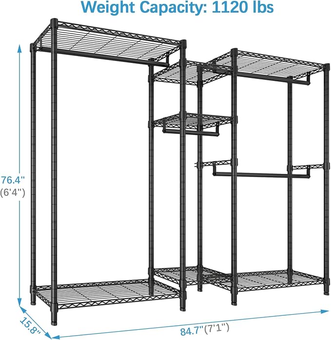 VIPEK Classic V6 Plus Wire Garment Rack Heavy Duty Clothing Rack - Image 4
