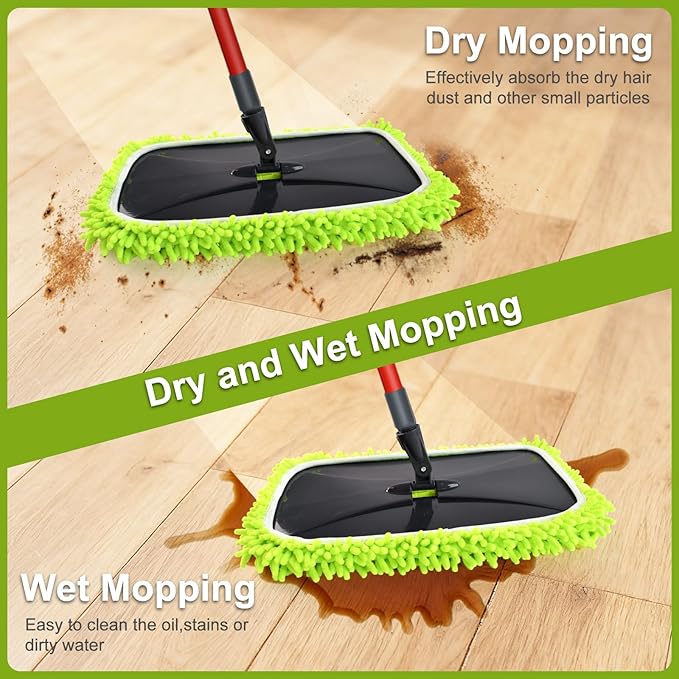 Mops for Floor Cleaning, Dust Mop for Hardwood Floors, Extra Large Floor Mop - Image 6