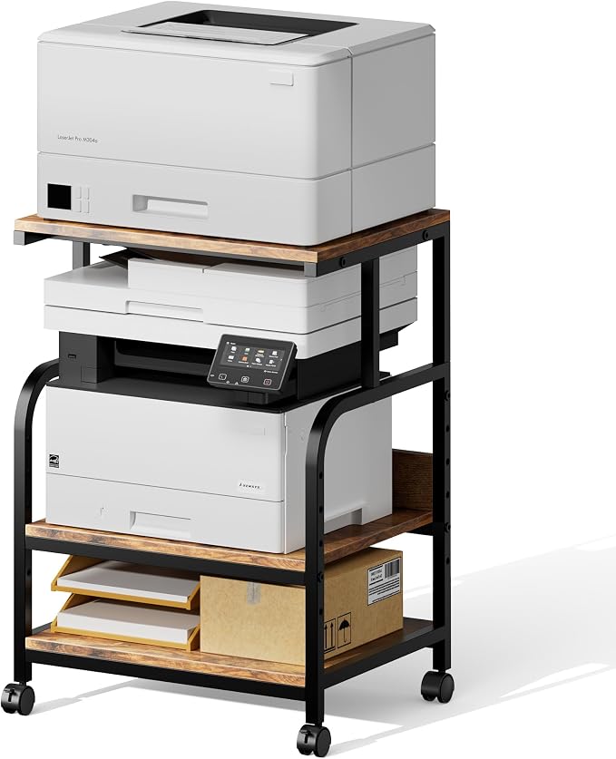 Warmiehomy Printer Stand, 20×16×28'' Printer Table - Image 9