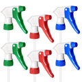 6 Pack Universal Spray Bottle Replacement Nozzle, Mist & Stream Trigger Sprayer by Uineko