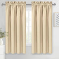 DWCN Blackout Curtains for Bedroom – Rod Pocket Thermal Insulated Noise by DWCN