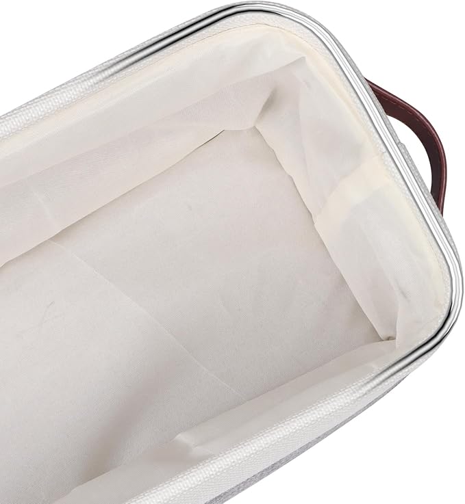 Univivi 4PC Small Fabric Storage Bins, Countertop Organizing Small Items - Image 8