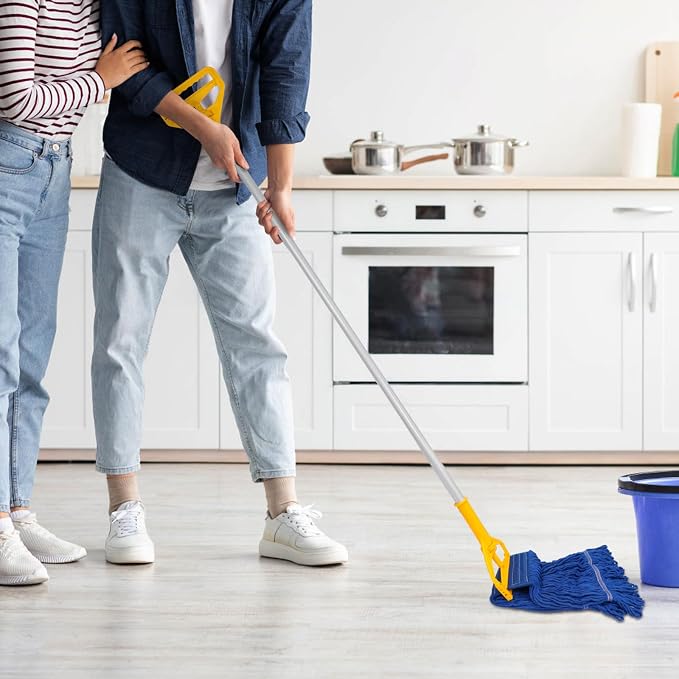 3 Pack Reusable Cleaning Heavy Duty Mop Heads Commerical Replacement Mop Heads - Image 5