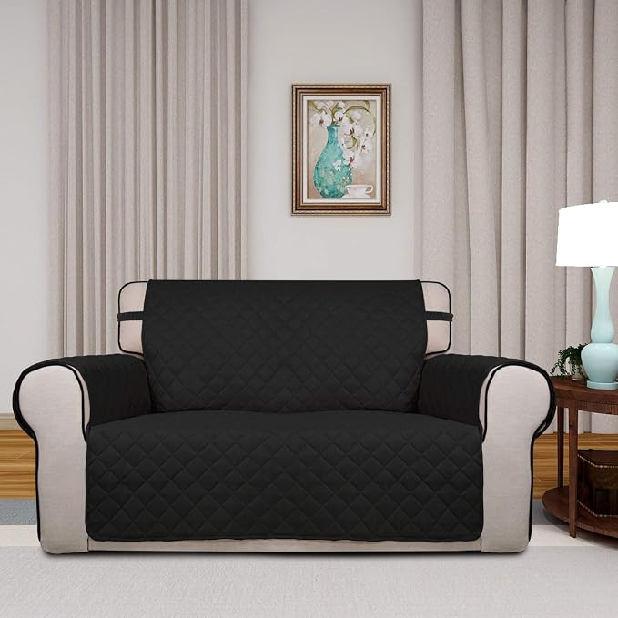 PureFit Reversible Quilted Sofa Cover, Water Resistant Slipcover Furniture - Image 2