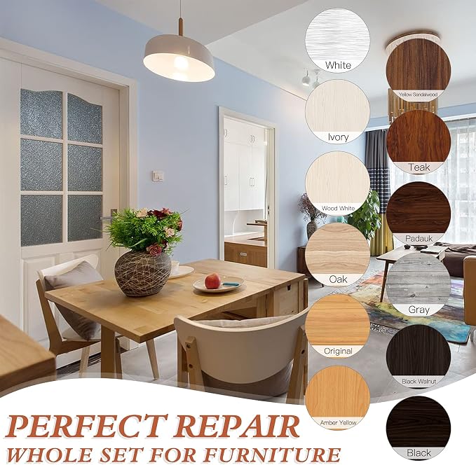 SEISSO Wood Furniture Repair Kit, Vinyl Floor Repair Kit - Image 2