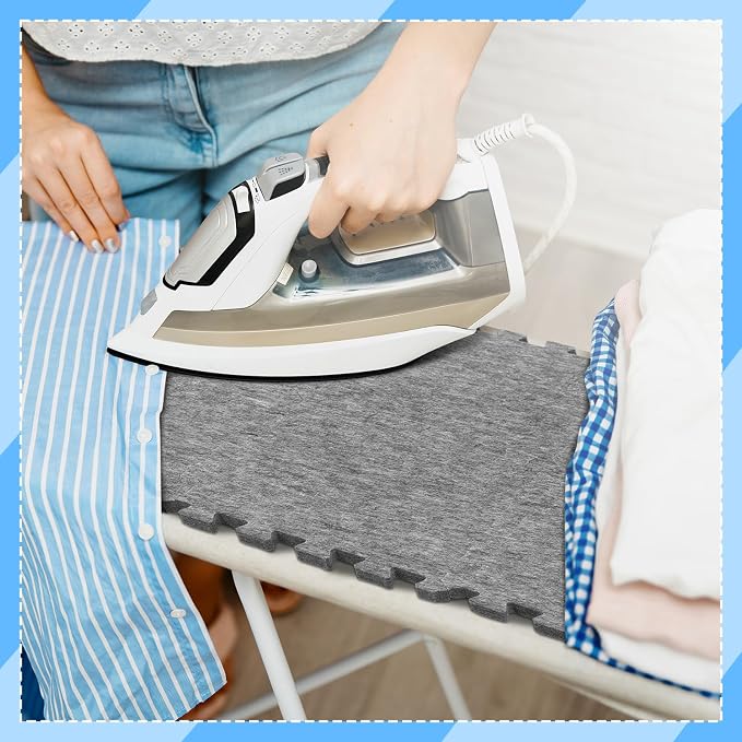 Ziliny 8 Pack Large Wool Pressing Mat 22" x 63" Wool Ironing Mat Felted - Image 7