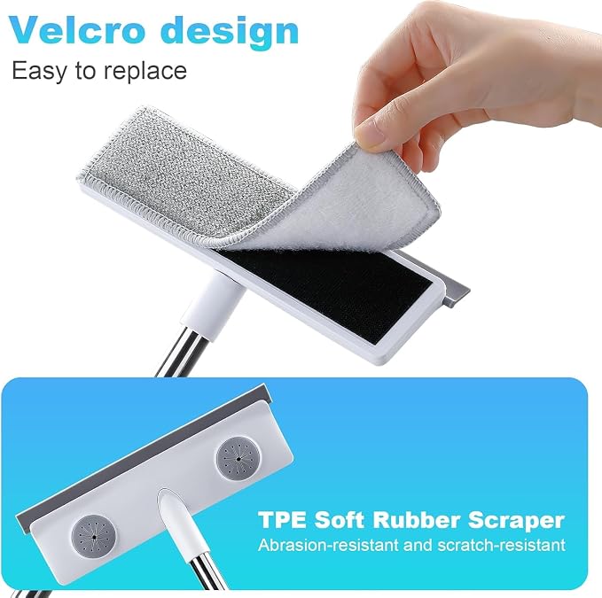 IMHO Mesh Screen Cleaner, Glass Wiper, Dust Paper Clip，3 in 1 Wet and Dry - Image 4