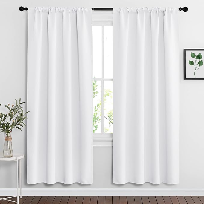 RYB HOME Blackout Curtains for Living Room, Large Window Shades for Bay Window by RYBHOME