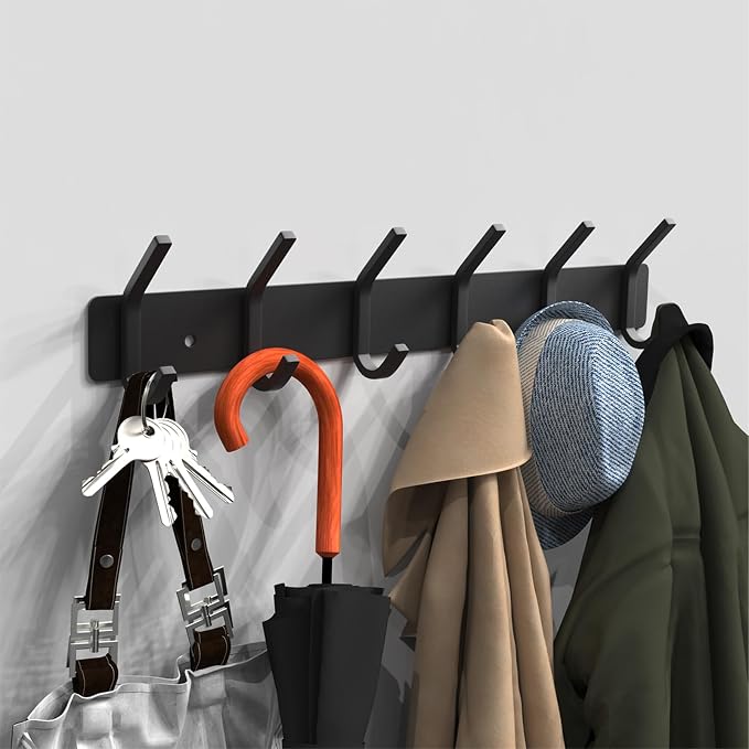 VAEHOLD Wall Hooks Coat Hooks Wall Mounted, Coat Rack - Image 3