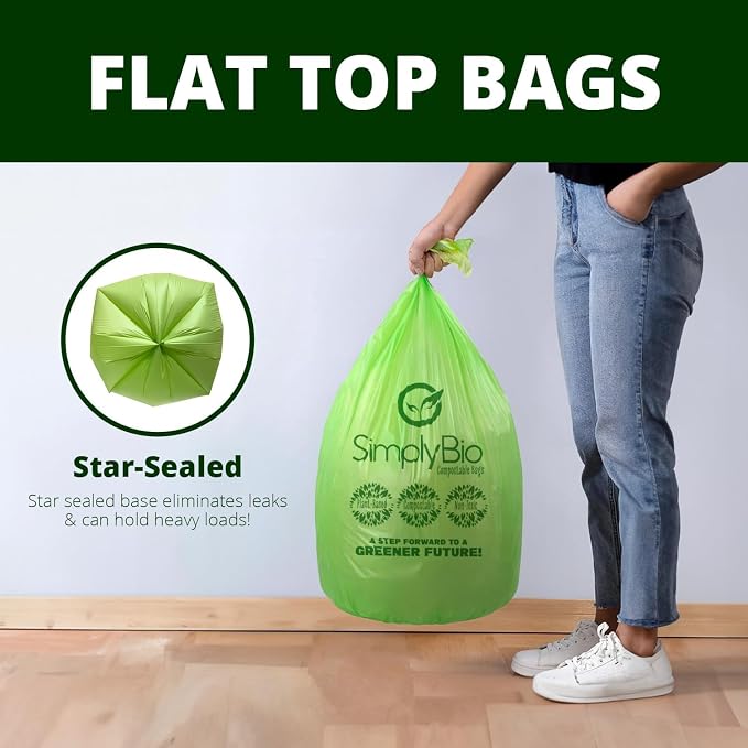 10-13 Gallon Compostable Trash Bags - Image 3