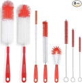 ALINK 5-Pack Red Bottle Brush Cleaner Set by ALINK