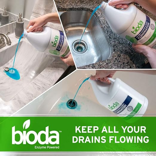 Bioda Professional Strength Enzyme Drain Cleaner, Septic Safe Drain Odor - Image 3