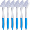 Hsei 6 Pcs Blue Kitchen Scrub Dish Brush Bulk by Hsei