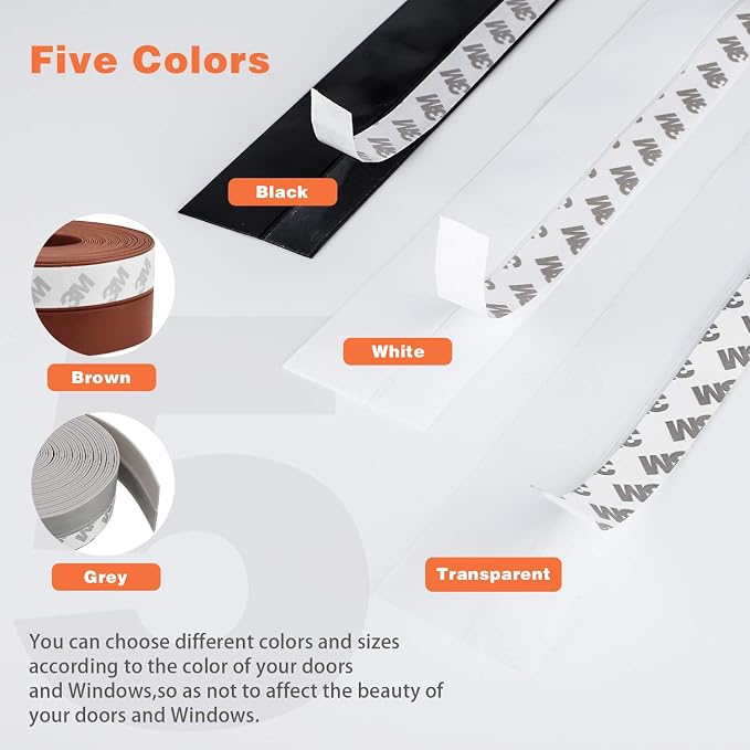 26 Feet Silicone Seal Strip, Transparent, 60MM - Image 4