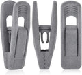 Grey Velvet Hanger Clips by TOFIIGREM