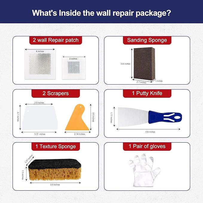 17.2oz Drywall Patch Repair Kit - Image 3