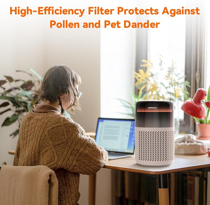 AIRROMI Air Purifier for Bedroom Home, HEPA Filter, Covers Upto 549 Ft² - Image 7