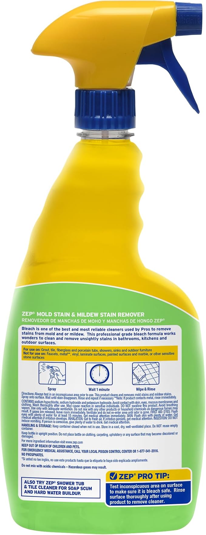 Zep Mold Stain and Mildew Stain Remover - 32 oz - ZUMILDEW32 - Experience the - Image 3