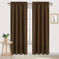 DWCN Blackout Curtains for Bedroom – Rod Pocket Thermal Insulated Noise by DWCN