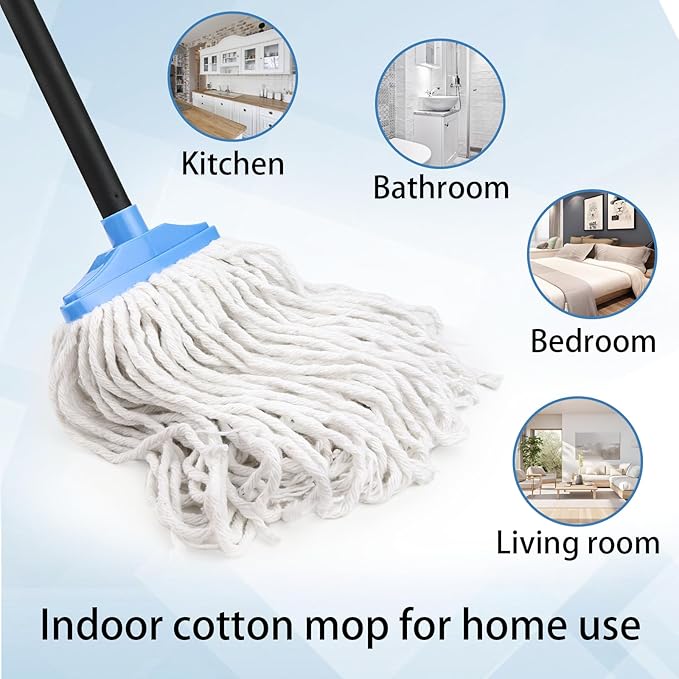 Indoor Cotton Mops for Floor Cleaning - Image 5