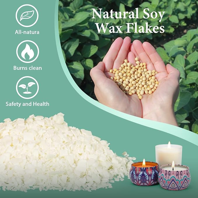 SAEUYVB Natural Soy Candle Wax and Soy Candle Wax - Image 3