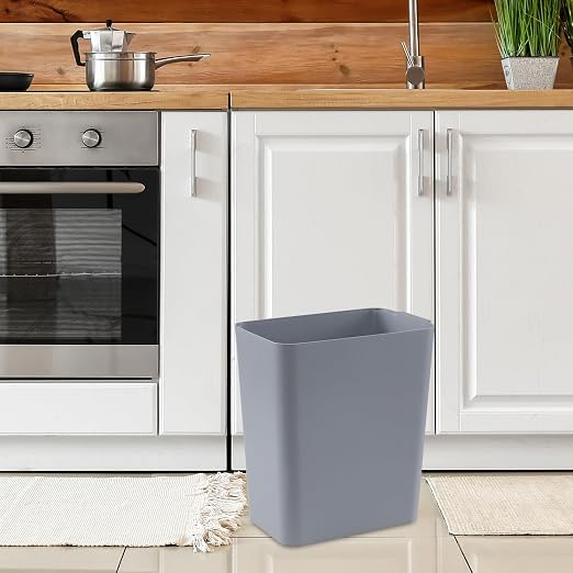 Zopnny Plastic Trash Can Wastebasket, Waste Bin, 4.5 Gallon, 3 Pack - Image 5