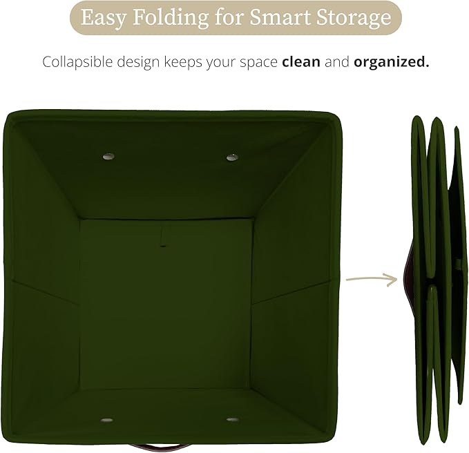 DECOMOMO Storage Cubes, Fabric Organizer Bins - Image 6