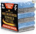 Edgeless Microfiber Towels for Cars – 6pk by MightyCleaner