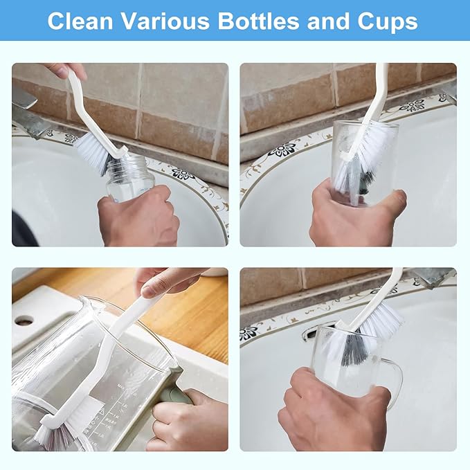 11Pcs Crevice Cleaning Brush Set, Hard Bristle Cleaning Supplies - Image 6