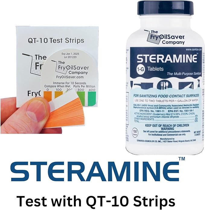 2 Bottles Steramine Sanitizer Tablets - Image 2