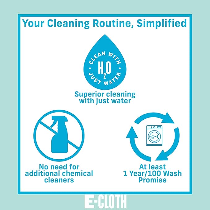 E-Cloth Reusable Paper Towel Replacement Cloth, Premium Microfiber Cleaning - Image 7