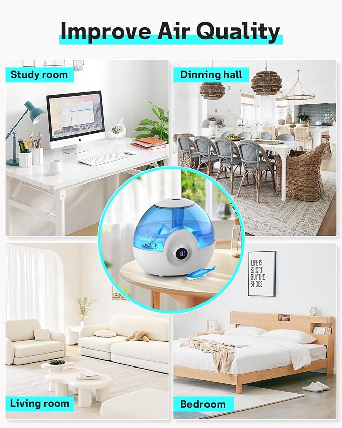 Leemone Humidifier Cleaner Shark, Demineralization Float Shark Compatible - Image 7