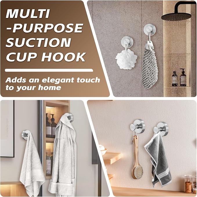 Reusable Heavy Duty Suction Cup Hooks - Image 6