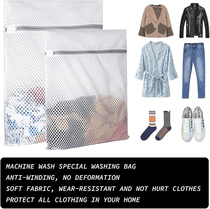 Extra Large Honeycomb Mesh Laundry Bag125gsm Net Fabric Durable and Reusable - Image 6
