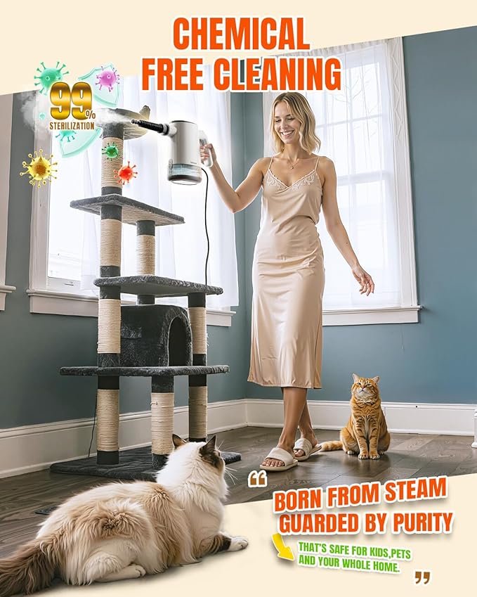 Handheld Steam Cleaner for Home, Portable Steamer Cleaner - Image 4