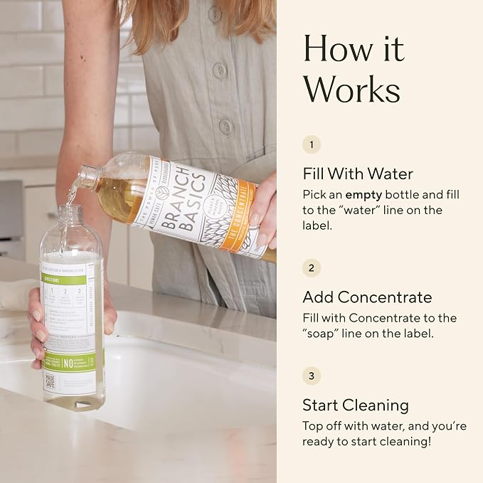 Branch Basics Concentrate + Oxygen Boost REFILL: Stain Remover and All Purpose - Image 4
