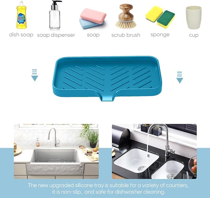 Premium Silicone Soap Holder for Bathroom & Kitchen Sink - Image 5