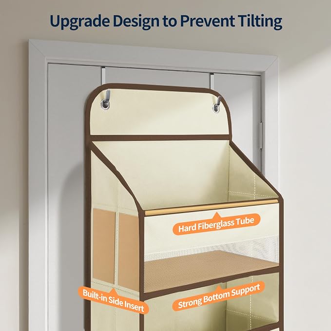 Yecaye Over The Door Organizer, Heavy Duty Hanging Organizers and Storage - Image 4